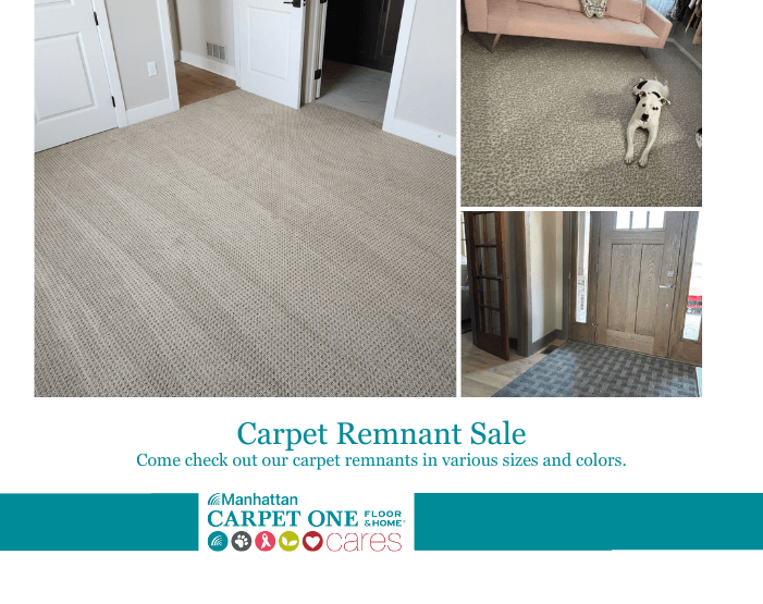 Carpet remnant sale 